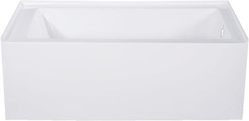 VTAP543022R Aqua Eden Alcove Tub, White