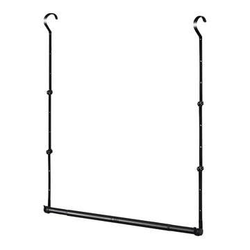 Hanging Closet Rods - Adjustable Height & Width Closets Bar Lower Extender