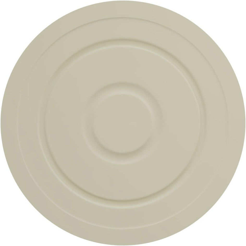 Traditional Reece Ceiling Medallion, 24 3/8"OD x 1 1/8"P (Fits Canopies up to 5 7/8"), Factory Primed