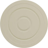 Traditional Reece Ceiling Medallion, 24 3/8"OD x 1 1/8"P (Fits Canopies up to 5 7/8"), Factory Primed