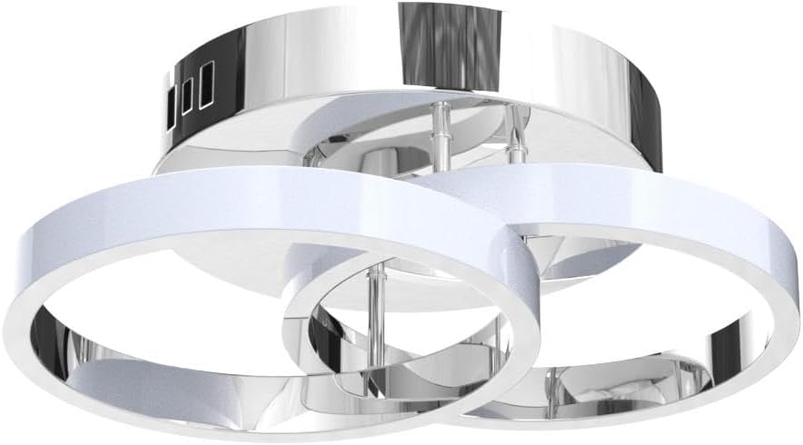 Round Modern Led Ceiling Light Fixtures, 6000K Cool White Hallway Light Fixtures Ceiling, Bathroom Close to Ceiling