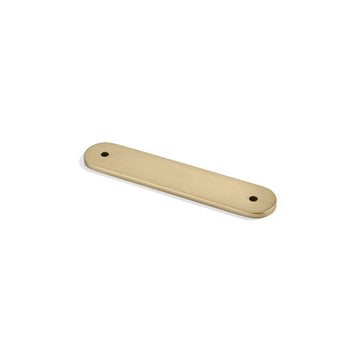 10 Pack Champagne Bronze Cabinet Hardware Handle Pull Backplate/Back Plate - 3" Inch (76mm) Hole Centers