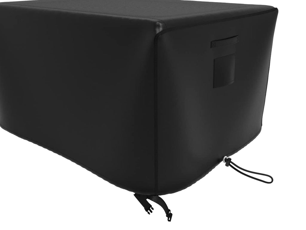 Gas Fire Pit Cover Rectangular 46x33x23 inch - Waterproof Windproof Anti-UV Heavy Duty Patio Firepit Furniture Covers