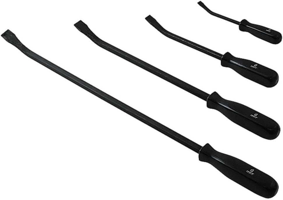 9704 Pry Bar Set with Ergonomic Handles, 8" - 24", 4-Piece