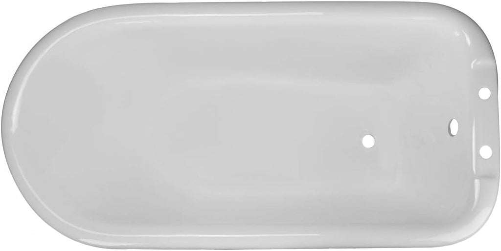 Heritage 54 Inch Cast Iron Classic Clawfoot Tub Package