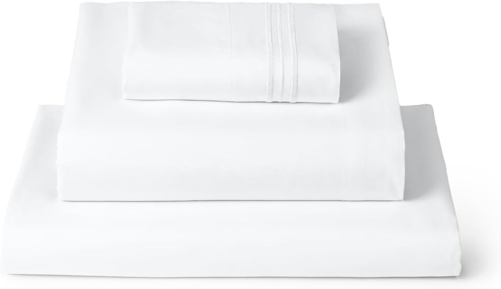 Iconic 4-Piece, Ultra Soft Sheet Set (Queen, White)