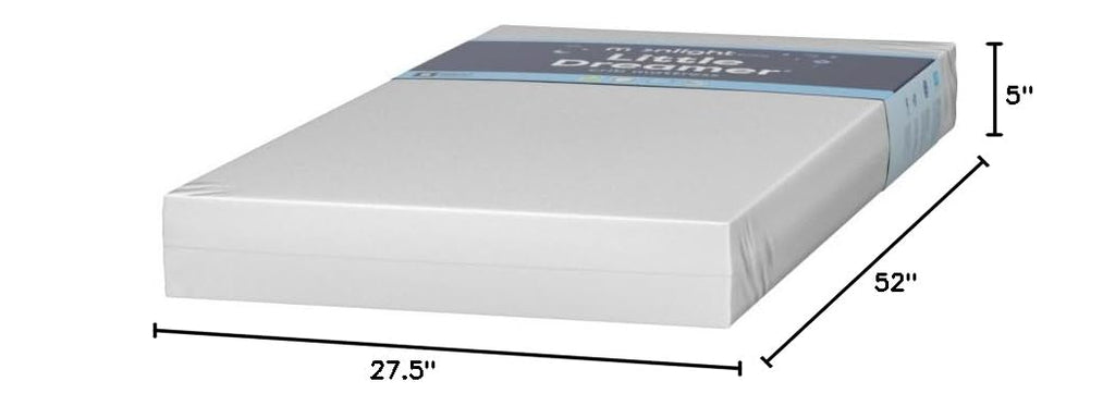 Dreamer Crib Mattress - Dual-Sided Baby & Toddler | Firm Infant Support, Waterproof and Hypoallergenic, 5" Foam