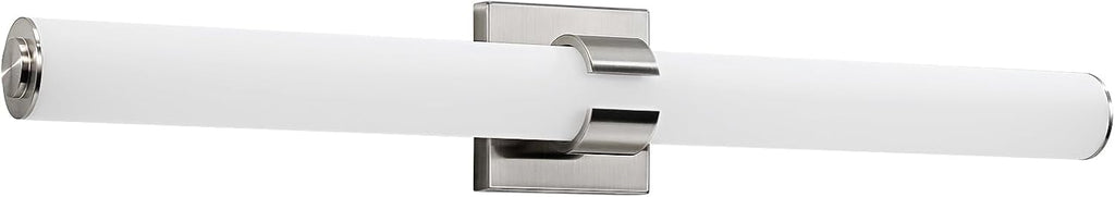 Bathroom Vanity Light Fixtures 31IN Brushed Nickel Bathroom Lights Over Mirror, 28W 3000K Dimmable LED Vanity Light