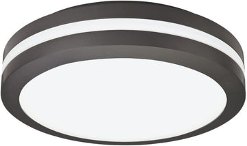 Outdoor Flush Mount LED Ceiling Light, Exterior Ceiling Lighting Fixture, 4000K Cool White Light