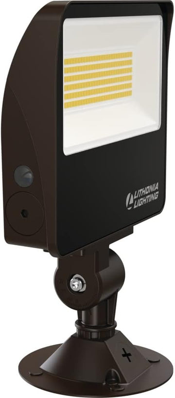 All-in-One LED Flood Light, Waterproof Dusk to Dawn MVOLT | Knuckle or Yoke Mount LED Outdoor Light Fixture