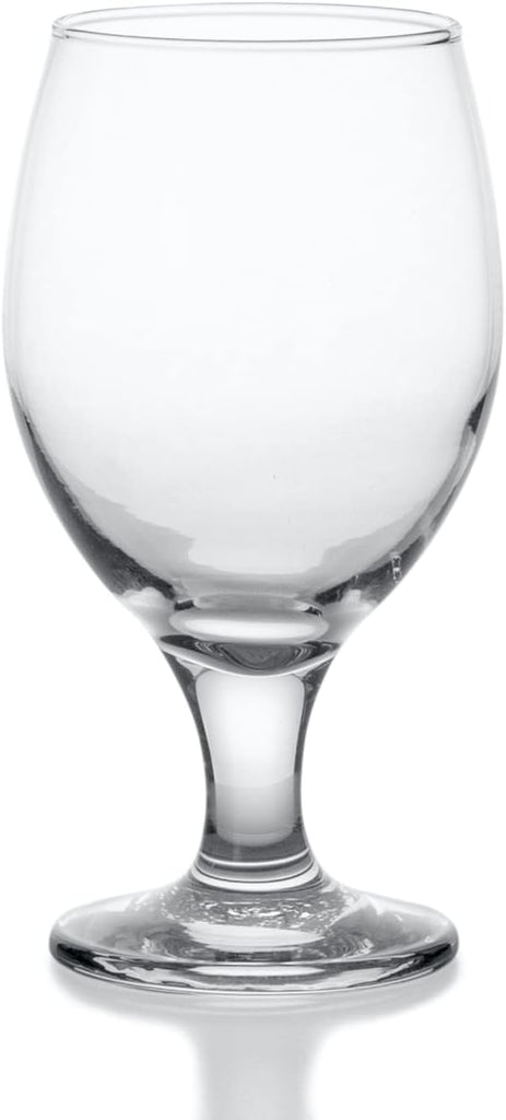 Red Co. Belluno Classic Clear Glasses for Water, Juice, Liquor - Wine Goblets - Set of 4 (13.5 Ounces)