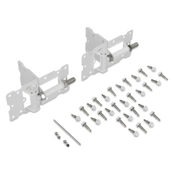 Stainless-Steel Self-Closing Gate Hinge "Long Leg" | Horizontal Adjustable | Enclosed Spring | Tight Hinge Tolerance
