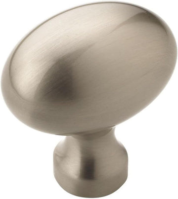 | Cabinet Knob | Satin Nickel | 1-3/8 inch (35 mm) Length | Vaile | 10 Pack | Drawer Knob | Cabinet Hardware