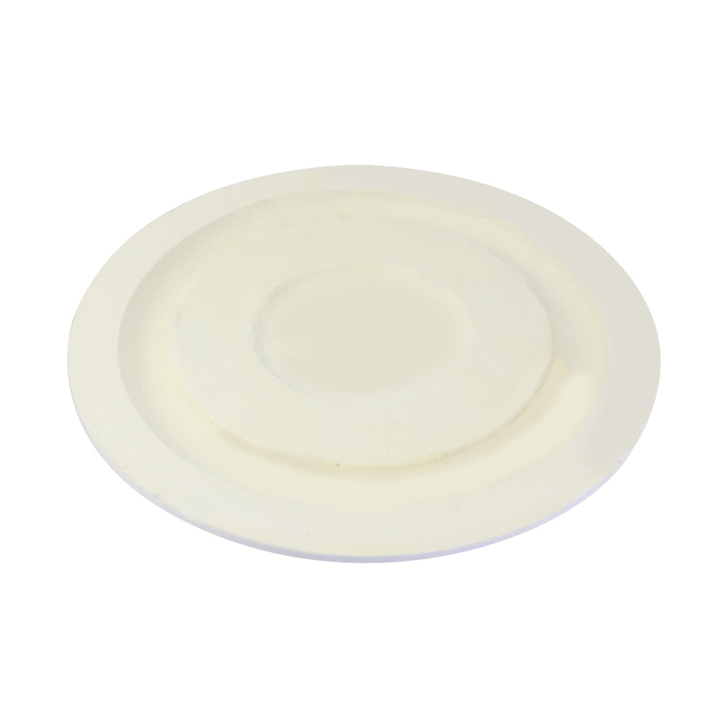 White Decorative Round Ceiling Medallion 1PCS, 12" OD