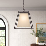 4-Light Lantern Geometric Chandelier