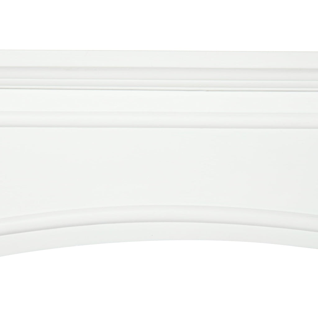 Modern Fireplace Mantel for Interior Width 29" White