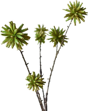 Artificial Plants,4PCS 35.4" Green Faux Branches for Vase,Faux Greenery Stems Fake Plants for Shop Garden Office Home