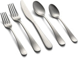 Silversmiths Rhiannon Satin 20-Piece Flatware Set, Service for Four, silver