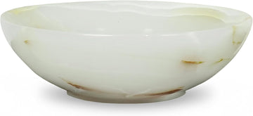 Marble Ring Jewelry Dish Tray - 6" Inch Trinket Dish for Rings Earrings Necklace, Keys, Watches, Vanity Organizer