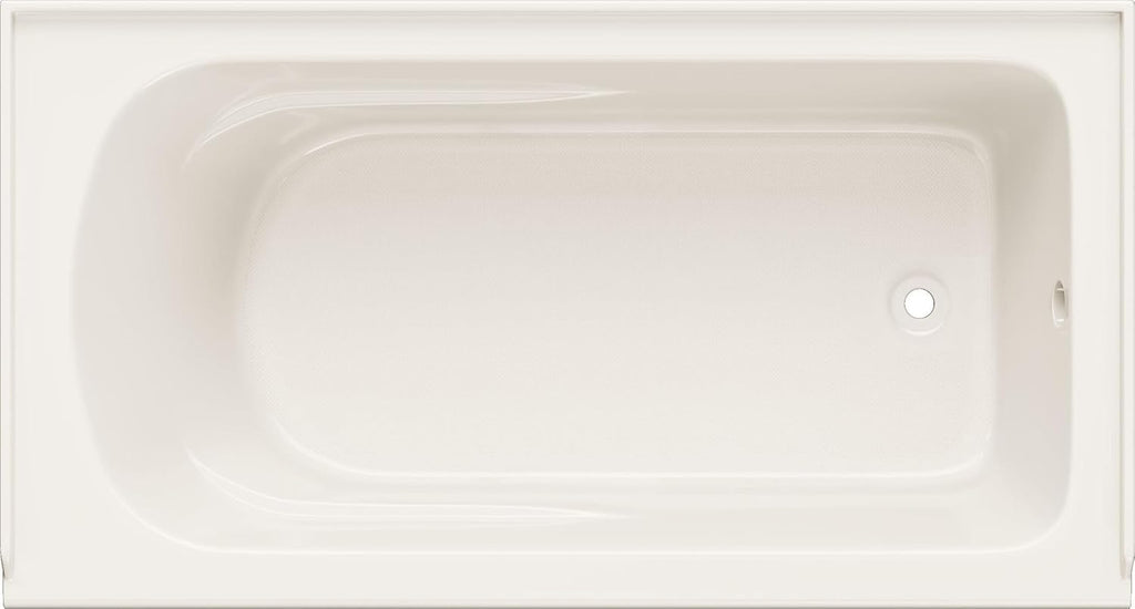 PFS6036RSKN Hillsboro 60" Three Wall Alcove Acrylic Soaking Tub with Right Drain - White