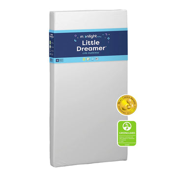 Dreamer Crib Mattress - Dual-Sided Baby & Toddler | Firm Infant Support, Waterproof and Hypoallergenic, 5" Foam