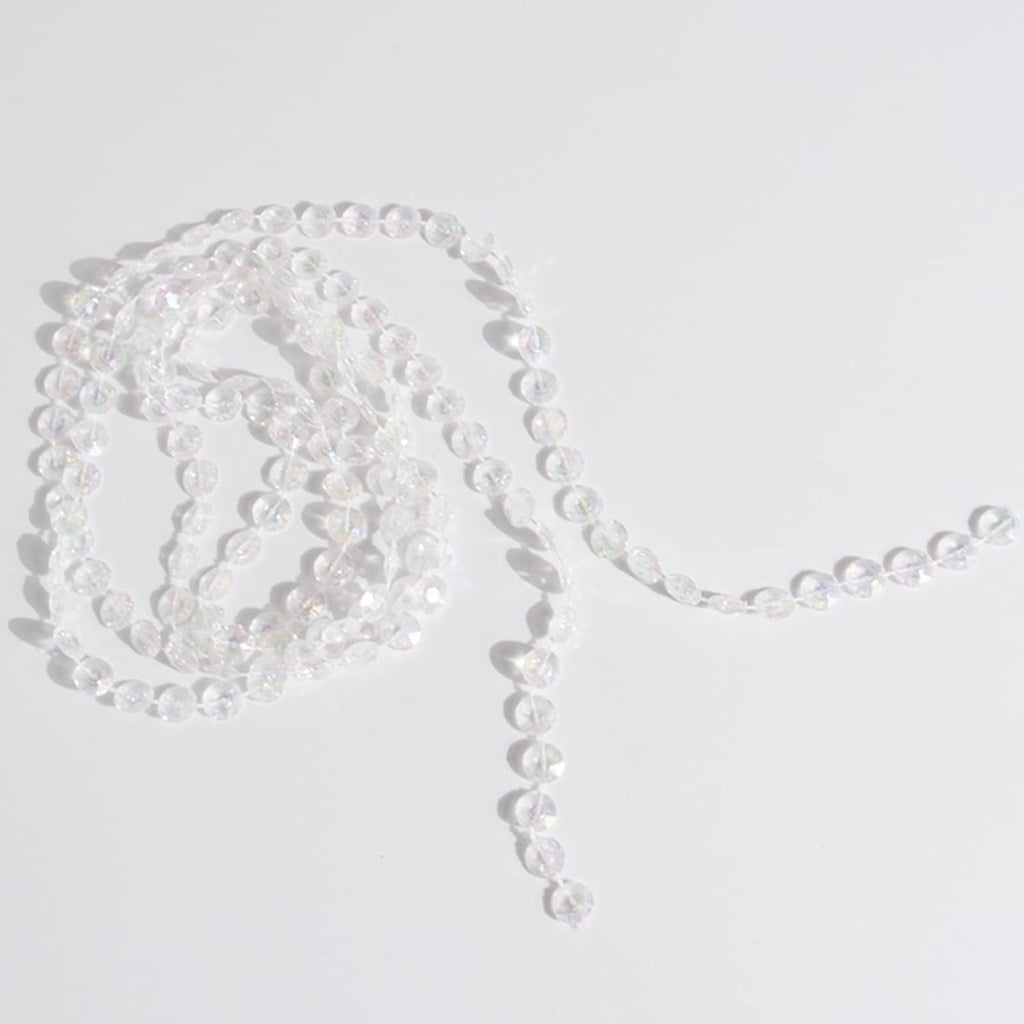 200 ft Crystal Beads by The Roll Crystal Bead String Chain Crystal Garland Roll for Wedding Party Decorations