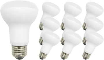 10 Pack BR20 LED Bulb, 2700K Dimmable,1470 Lumens, 13.5W=100W