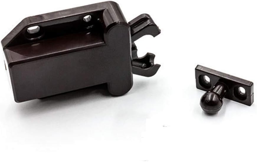 8 Pack Push Latch，Touch Latch Safe Push Latch，Rebound self-Locking Device，Open Catch Lock Drawer Cabinet Catch Touch