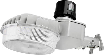 80W LED Dusk to Dawn Outdoor Light - Adjustable Wattage (80/64/48/32W) & 3 Color Temperatures (3000K/4000K/5000K)
