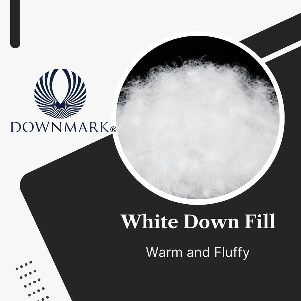 Royal Elite-Canadian Down Comforter - Made in Canada White Down Duvet Insert with Corner Tabs - RDS Certified White