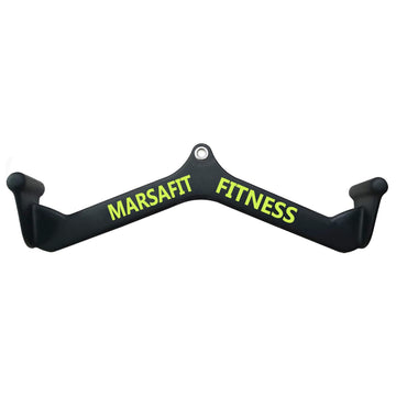 Gym Fitness Rowing T-bar V-bar Pulley Cable Machine Attachments, Bicep Curl Tricep Lat pulldown Bar Back