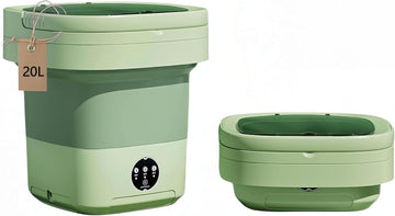 Portable Washing Machine, Mini Washer,20L Upgraded Large Capacity Foldable Washer.Deep Cleaning of Underwear, Baby