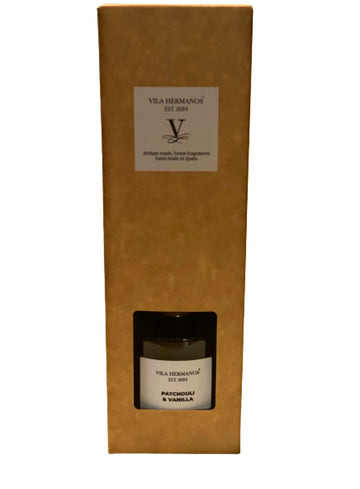 Patchouli and Vanilla Small Reed Diffuser 3.3 Fl Oz