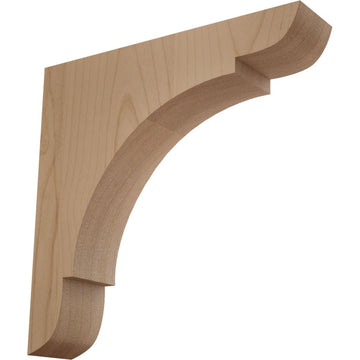 Medium Olympic Wood Wood Brackets, 1 3/4"W x 8"D x 8"H , Alder