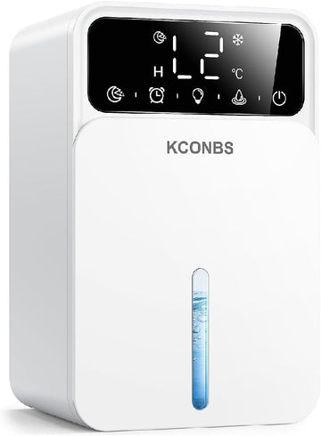 Dehumidifier for Home, 60 OZ Capacity, Auto Shut-Off for Medium Rooms up to 500 Sq.Ft