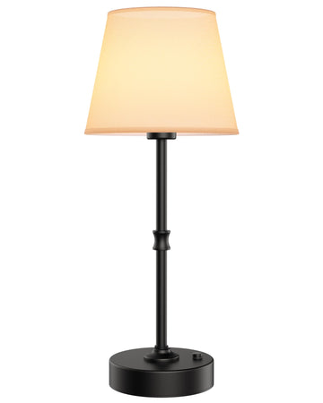 Cordless Table Lamp Rechargeable: Fast Charging & Long Lasting - 2700K Warm Light Small Vintage Brass Entryway Lamps