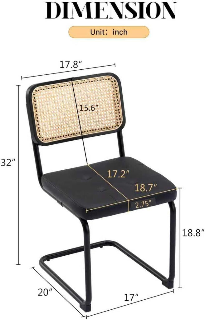 Mid Century Modern Dining Chairs Set of 2