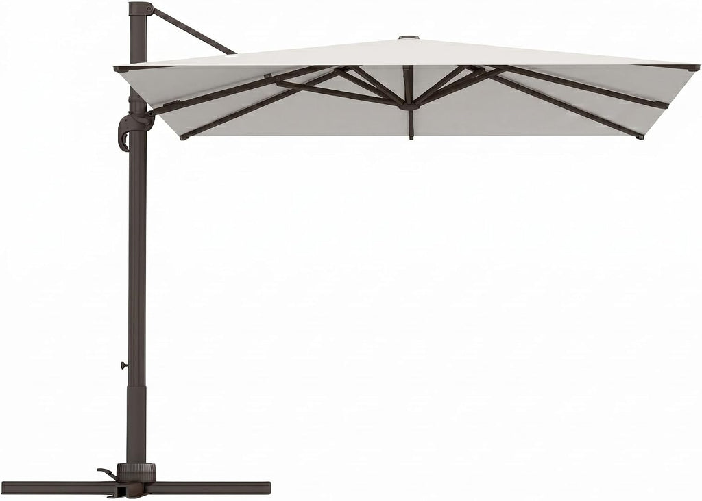 9' X 12' Cantilever Patio Umbrella with Base Included