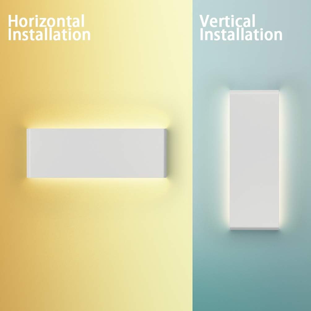 15.75in Matte White Modern Vanity Light Up and Down LED Vanity Light Wall Lighting Fixtures (Neutral White 4000K)