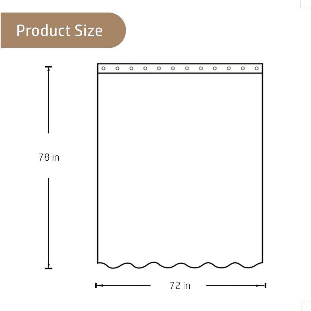 White Farmhouse Boho Long with A Ruffle Hem 72x78 inch, Linen Blend