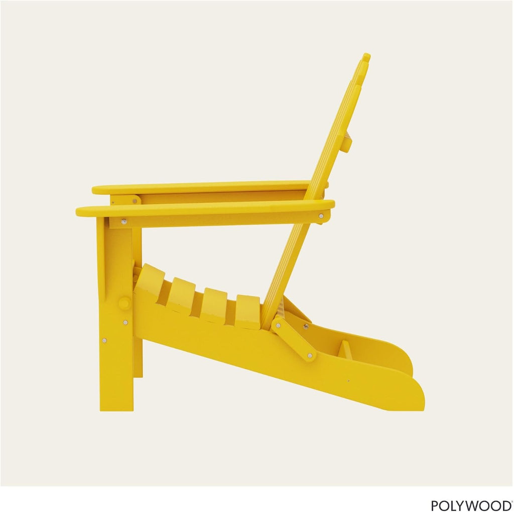 AD5030LE Classic Folding Adirondack Chair, Lemon
