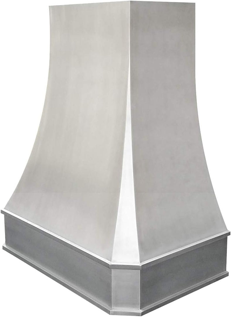 Stainless Steel Wall Mount Range Hood 4 Speed LED Lights