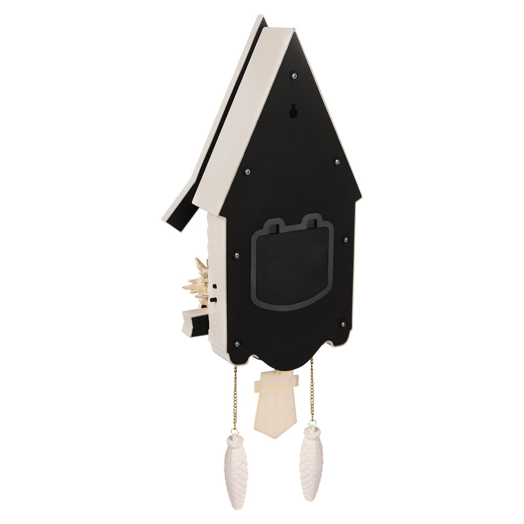 Black Forest Wall Clock, Modern Creative Silent Wall Clock, Realistic House and Cuckoo Shapes, Battery Powered(Not