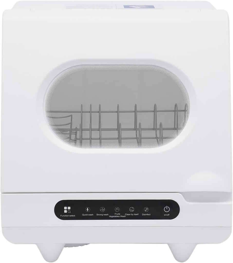 Portable Dishwasher, 1200W Countertop Mini Dishwasher With Display Screen