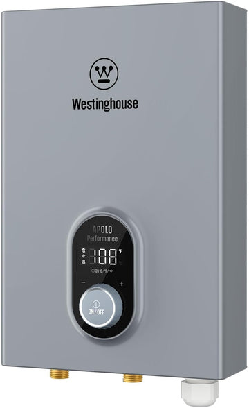 Tankless Water Heater Electric 14kW 240V, Instant On-Demand Hot Water, Smart WiFi