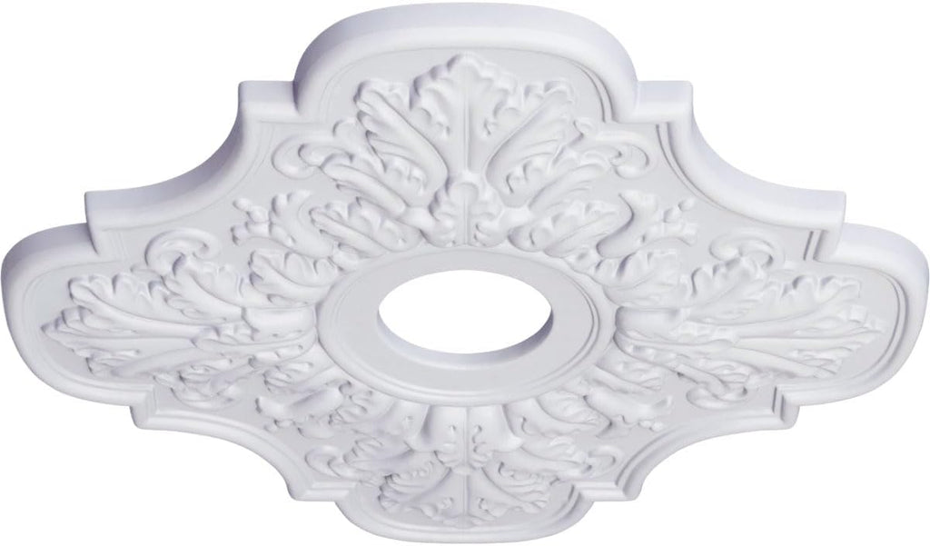 17 3/4"OD x 3 3/4"ID x 1"P Peralta Ceiling Medallion (Fits Canopies up to 4 5/8")