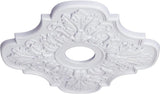 17 3/4"OD x 3 3/4"ID x 1"P Peralta Ceiling Medallion (Fits Canopies up to 4 5/8")
