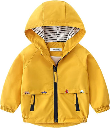 Toddler Boys Spring Windbreaker Lightweight Jacket