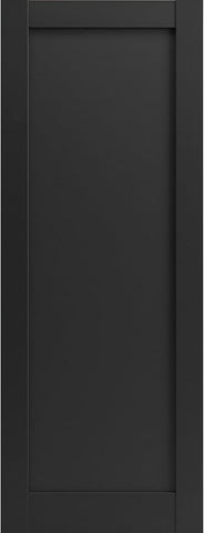 Lite Slab Barn Door Panel 30 x 84 | Quadro 4111 Matte Black | Sturdy Finished Wooden Modern Doors | 