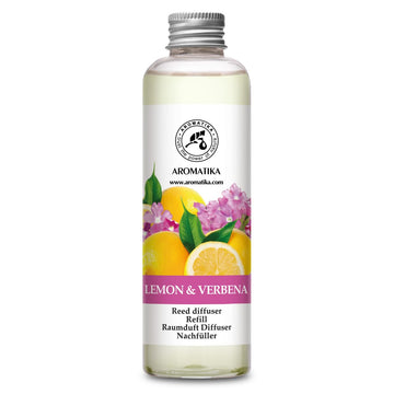 Lemon & Verbena Refill Reed Diffuser 6.8 Fl Oz - Room Diffuser Refill - Home Fragrance - Room Freshener - Fresh and